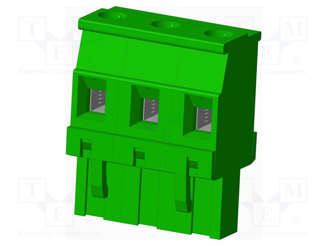 Connector: pluggable terminal block; plug; female; angled 90°