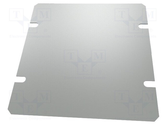 Mounting plate; steel; Series: 1441; HM-1441-6,HM-1441-6BK3; grey