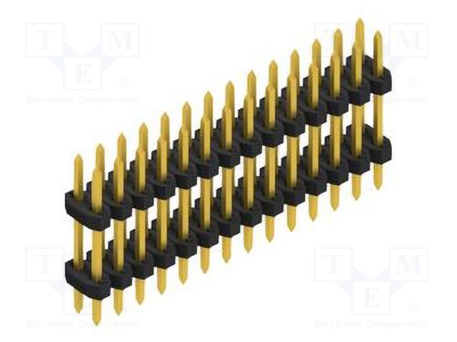 Connector: pin strips; pin header; male; PIN: 28; 2mm; THT; 2x14