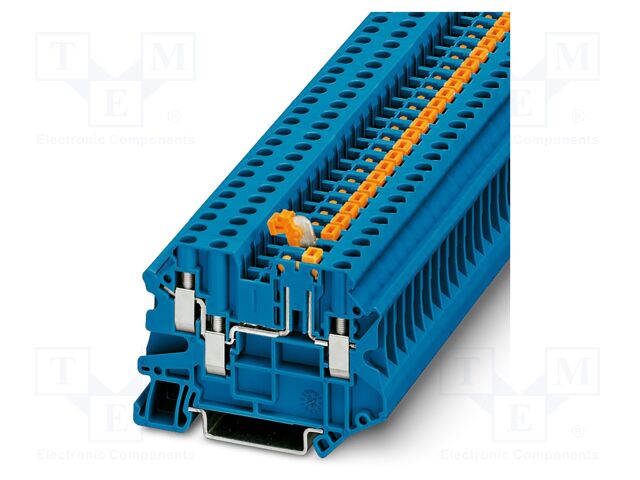 Splice terminal: rail; UT; PA; terminals: 3; W: 6.2mm; H: 65.4mm