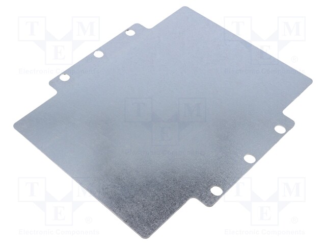 Mounting plate; steel; for enclosures
