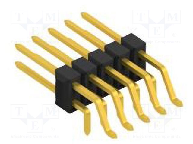 Connector: pin strips; pin header; male; PIN: 10; 2.54mm; SMT,THT