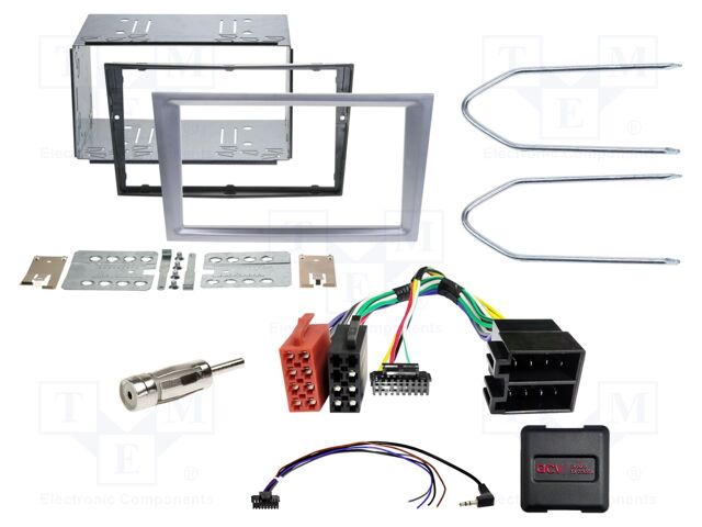 Adapter for control from steering wheel; Opel; matt-chrom