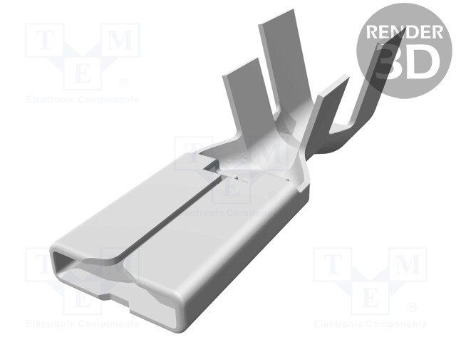 Terminal: flat; 8mm; 1mm; female; 7÷10mm2; crimped; for cable