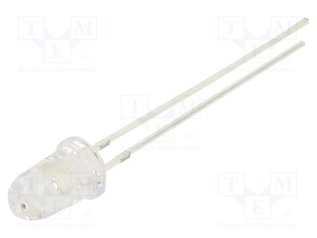LED; UV; 8°; 20mA; P: 114mW; 360-370nm; THT; 3÷3.8VDC