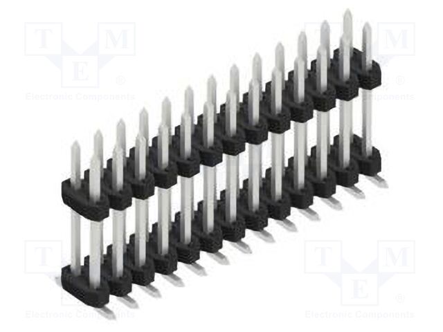 Connector: pin strips; pin header; male; PIN: 26; 2mm; SMT; 2x13