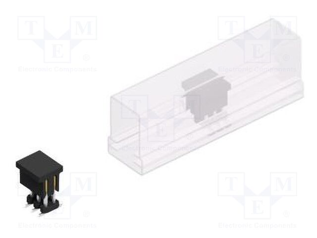 Connector: pin strips; pin header; male; PIN: 6; 2mm; SMT; 2x3; 100V