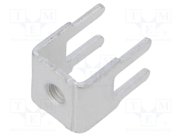 Terminal: screw terminal; THT,screw terminal; silver; 7.5x5mm