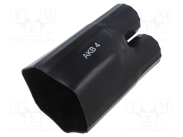 Cable breakout; 135/64mm; black; Diam.after shrinking: 60/26mm