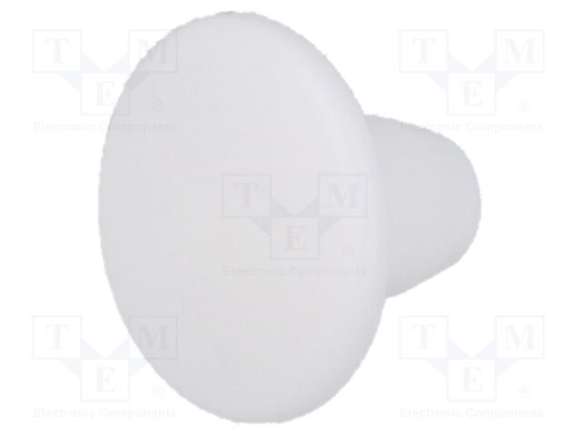 Accessories: stopper; H: 7.5mm; push-in; Flange dia: 12mm; white