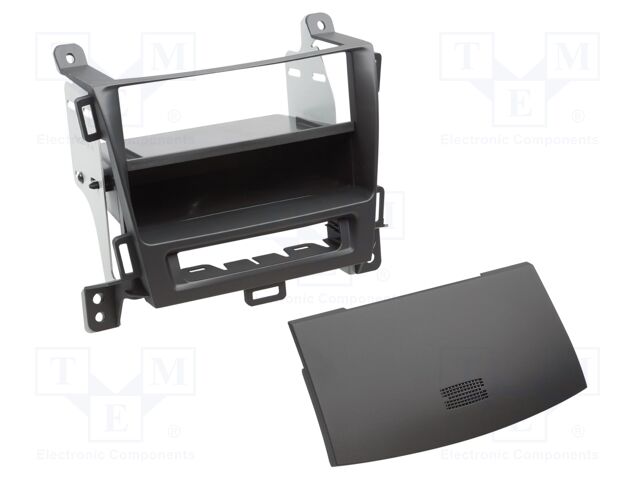 Radio frame; Opel; 2 DIN; black