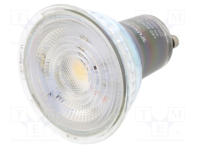 LED lamp; natural white; GU10; 220/240VAC; 390lm; 6W; 35°; -20÷40°C