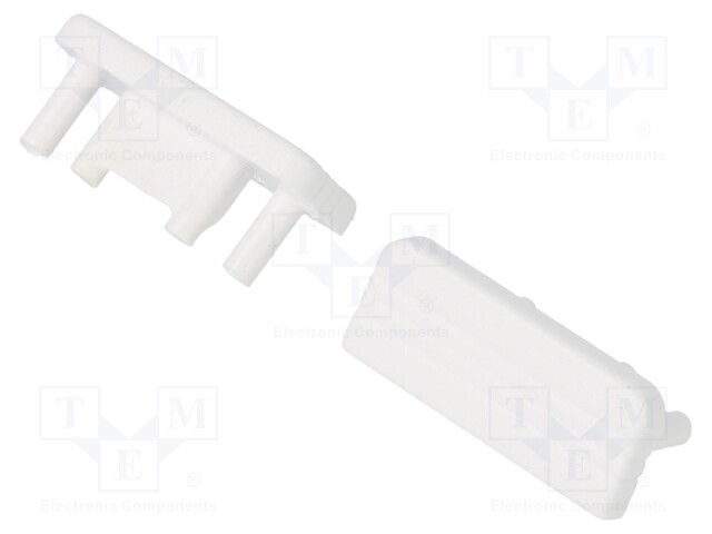 Cap for LED profiles; white; ABS; GEN2; Pcs: 20; SURFACE10