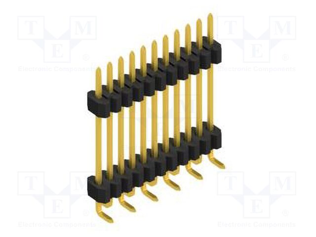 Connector: pin strips; pin header; male; PIN: 11; 1.27mm; SMT; 1x11