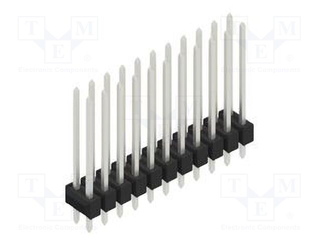 Connector: pin strips; pin header; male; PIN: 22; 2.54mm; THT; 2x11