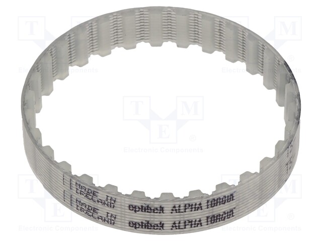 Timing belt; T5; W: 8mm; H: 2.2mm; Lw: 150mm; Tooth height: 1.2mm