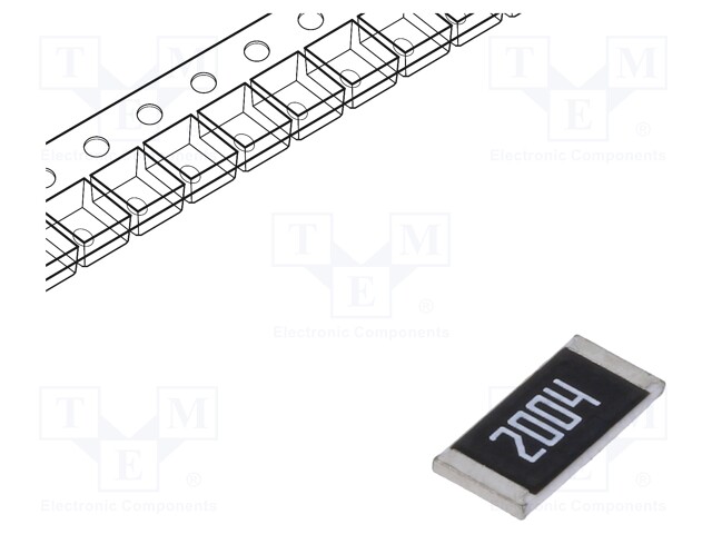 Resistor: thick film; SMD; 2512; 2MΩ; 1.5W; ±1%; -55÷155°C