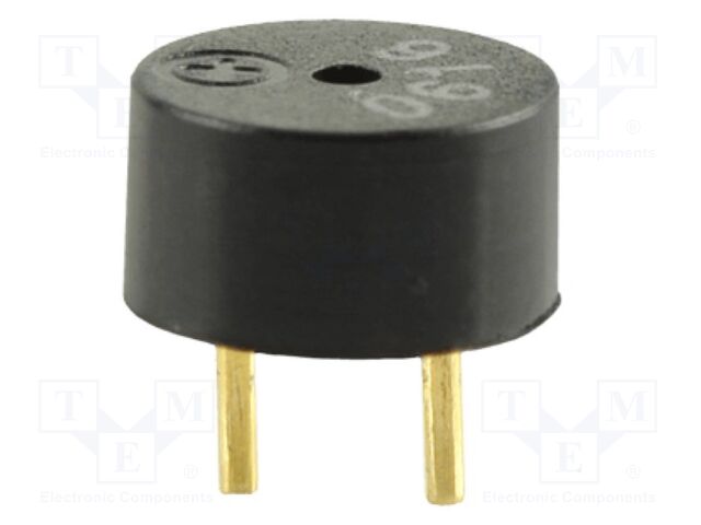 Sound transducer: electromagnetic signaller; THT; 3kHz; 80mA