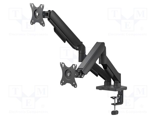 Holder; 9kg; 17÷32"; black; Arm len: 506mm; Dim: 948x109x564mm