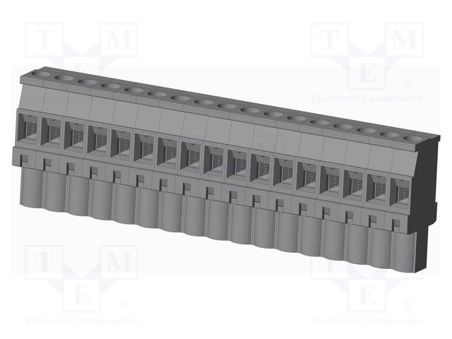 Connector: pluggable terminal block; plug; female; angled 90°