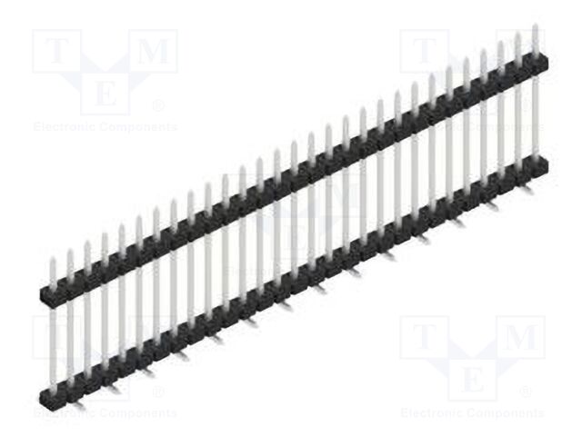 Connector: pin strips; pin header; male; PIN: 29; 2mm; SMT; 1x29
