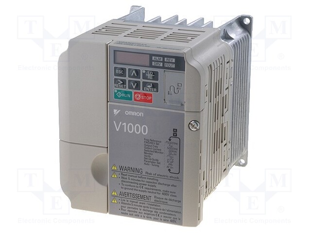 Inverter; Max motor power: 0.75kW; Usup: 200÷240VAC; 0.1÷400Hz