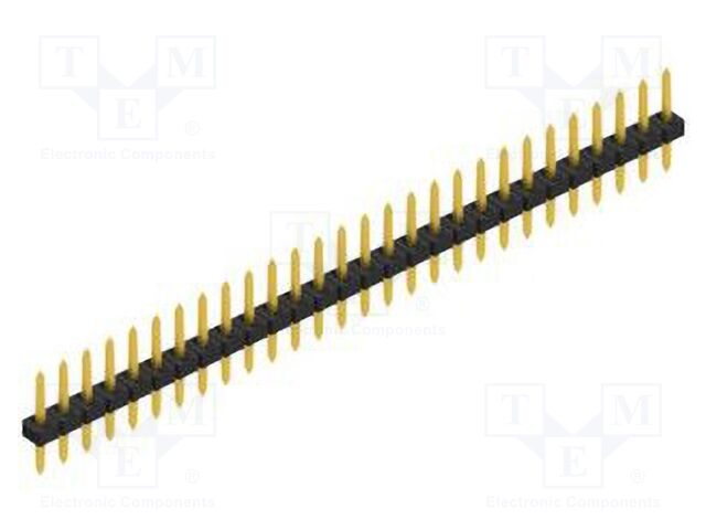 Connector: pin strips; pin header; male; PIN: 28; 2mm; THT; 1x28