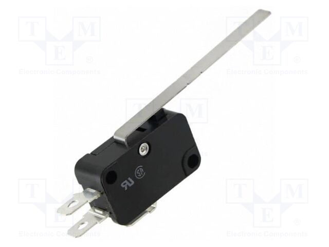 Microswitch SNAP ACTION; with lever; SPDT; 15A/250VAC; ON-(ON)