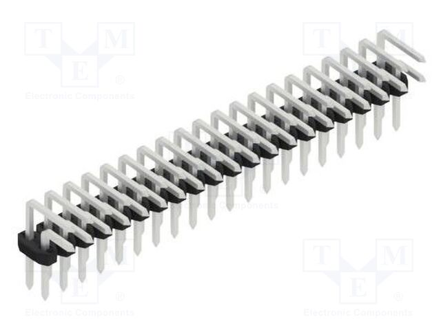 Connector: pin strips; pin header; male; PIN: 40; 2mm; THT; 2x20