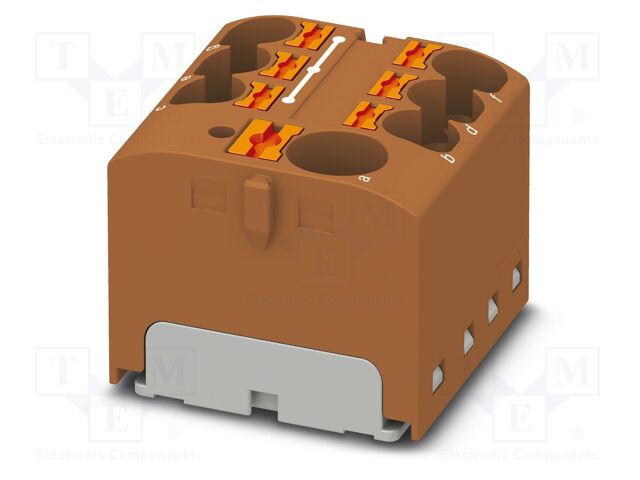 Splice terminal: rail; 32A; 450V; push-in; PA; L: 21.7mm; 0.2÷6mm2