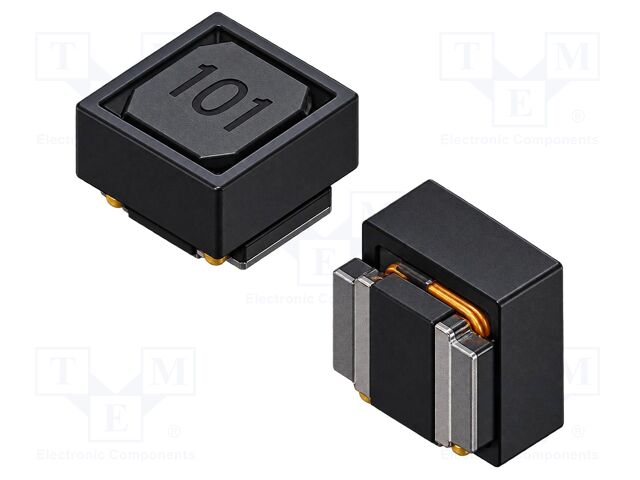 Inductor: wire; SMD; 10uH; Ioper: 6.6A; R: 35.5mΩ; ±30%; Isat: 8A
