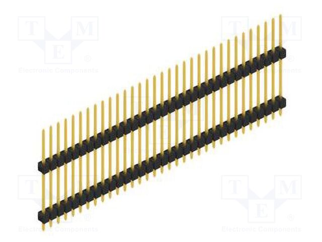 Connector: pin strips; pin header; male; PIN: 33; 2.54mm; THT; 1x33