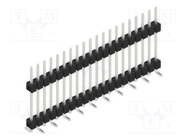 Connector: pin strips; pin header; male; PIN: 20; 2.54mm; SMT; 1x20