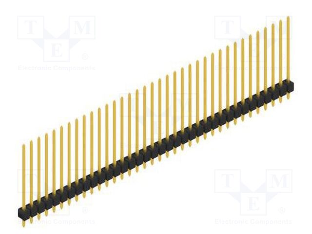 Connector: pin strips; pin header; male; PIN: 36; 2.54mm; THT; 1x36