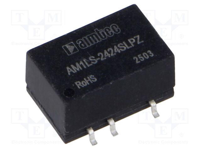 Converter: DC/DC; 1W; Uin: 21.6÷26.4V; Uout: 24VDC; Iout: 42mA; SMD