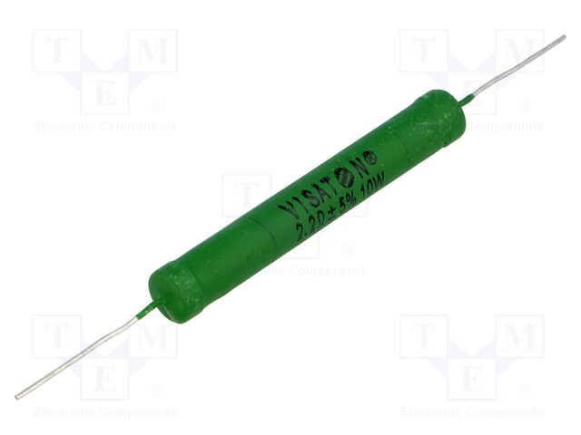 Resistor: metal oxide; 2.2Ω; 10W; ±5%; audio