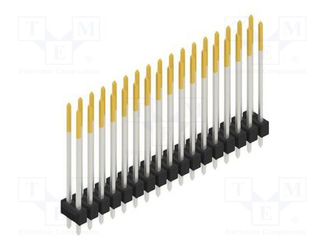 Connector: pin strips; pin header; male; PIN: 34; 2.54mm; THT; 2x17