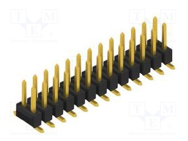 Connector: pin strips; pin header; male; PIN: 26; 2.54mm; SMT; 2x13