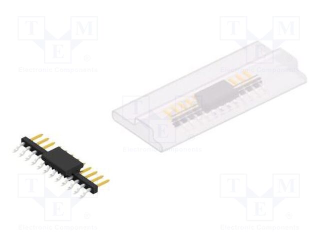 Connector: pin strips; pin header; male; PIN: 12; 2mm; SMT; 1x12
