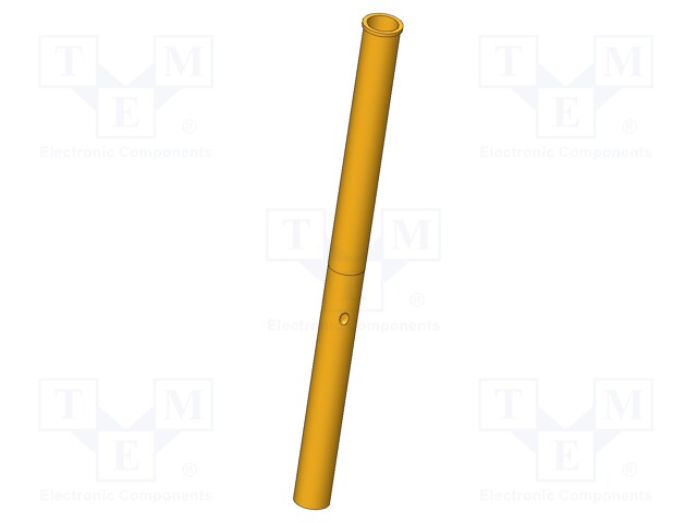 Test probe socket; Contact plating: gold-plated; push-in; KS-215