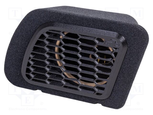 Car loudspeaker enclosure; MDF; black; textil; 200mm; Audi; 10l