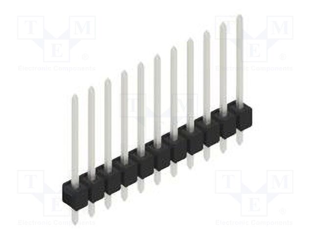 Connector: pin strips; pin header; male; PIN: 11; 2.54mm; THT; 1x11