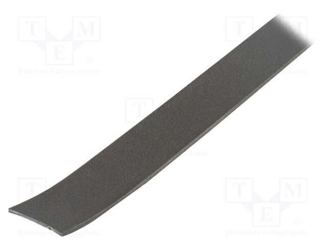 Tape: sealing; W: 50mm; L: 30m; Thk: 4mm; grey; caoutchouc hot-melt