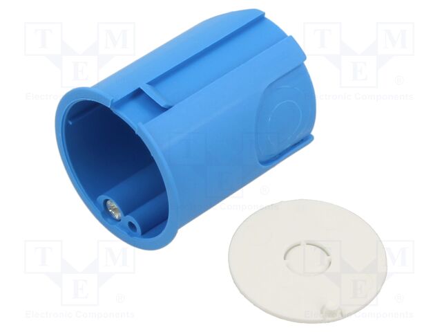Enclosure: junction box; X: 38mm; Y: 44mm; Z: 32mm; plaster embedded