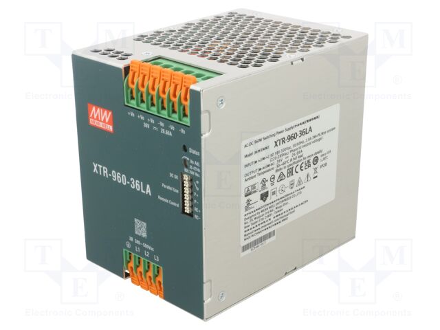 Power supply: switching; for DIN rail mounting; OUT: 1; XTR-960