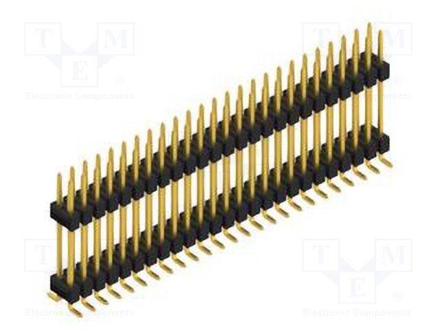 Connector: pin strips; pin header; male; PIN: 50; 2.54mm; SMT; 2x25