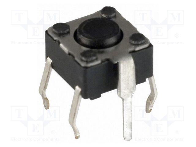 Microswitch TACT; SPST-NO; Pos: 2; 0.05A/12VDC; THT; none; 1.3N