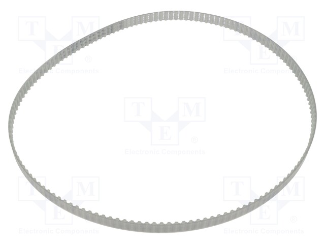 Timing belt; T5; W: 10mm; H: 2.2mm; Lw: 750mm; Tooth height: 1.2mm