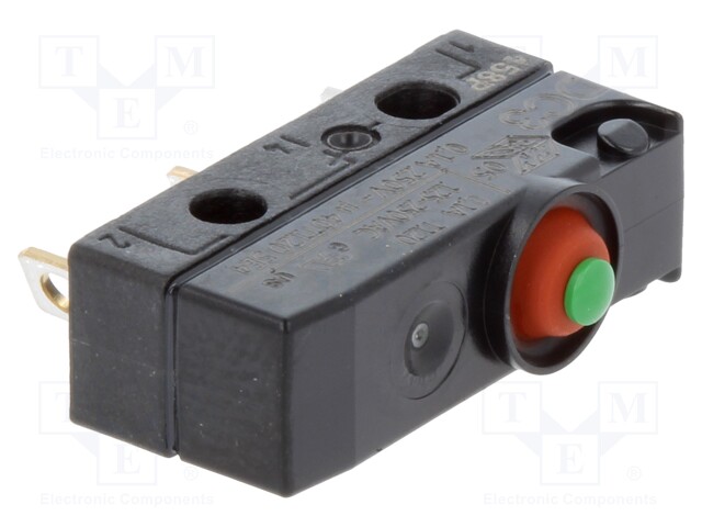 Microswitch SNAP ACTION; SPDT; 0.1A/250VAC; ON-(ON); Pos: 2; IP67