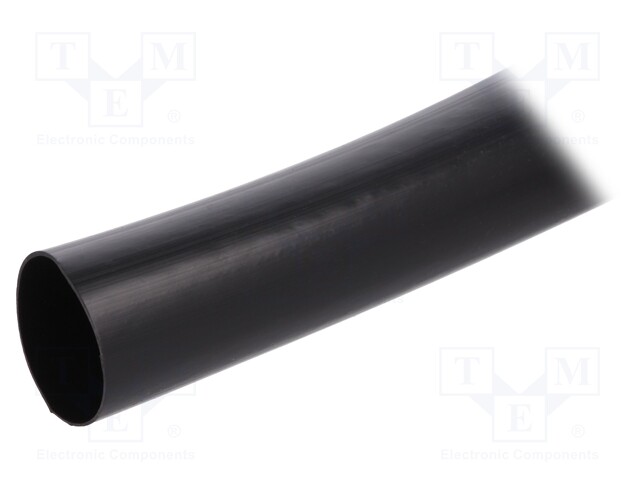 Insulating tube; Mat: PVC; black; -20÷125°C; Øint: 24mm; L: 10m
